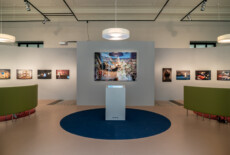 Installation view of the Sharing Stories exhibition at the Weltmuseum Wien, 2017